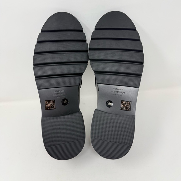 New Stuart Weitzman Mila Patent Tassel Loafer Black Sz 12 - Picture 12 of 16